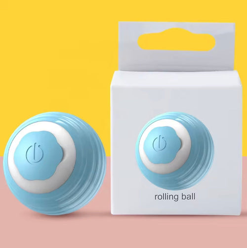 😍 CatRocket Ball (Automaticky sa pohybujúca valivo loptička pre domáce mačky)
